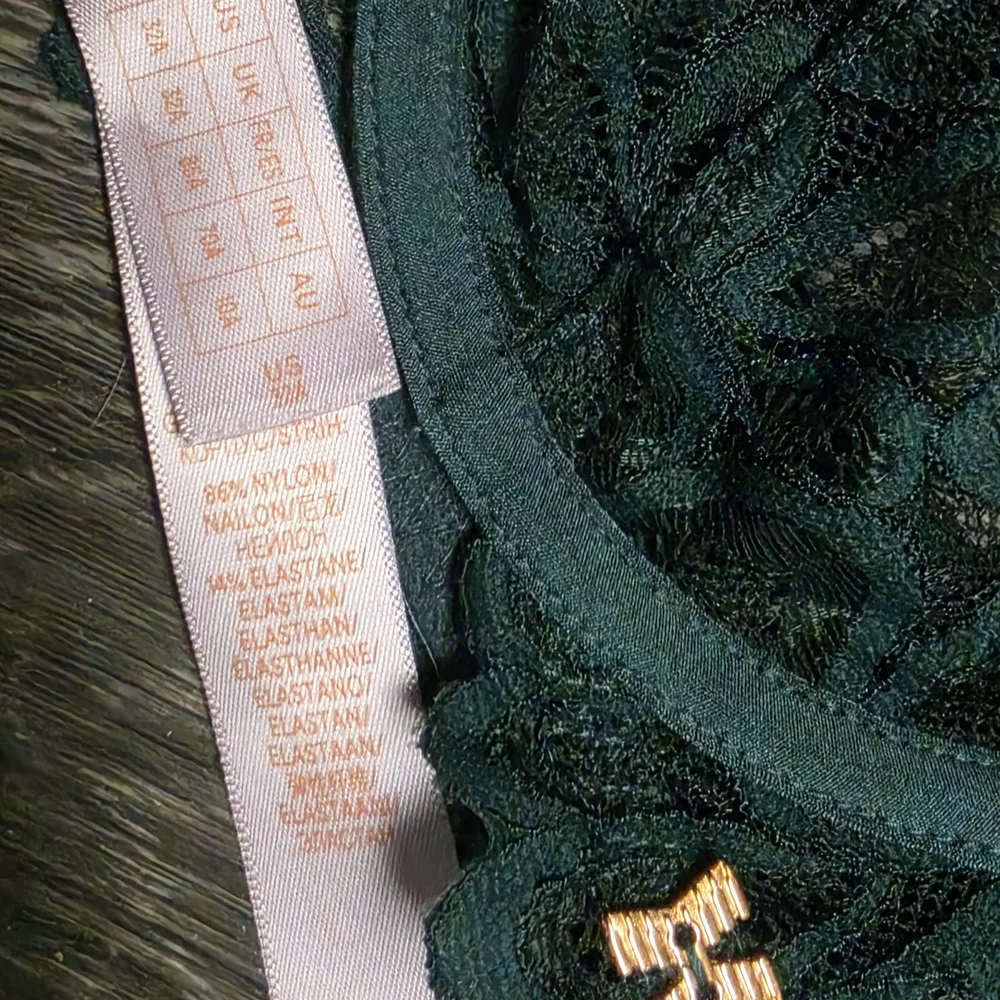 Savage X Fenty Teal Floral Lace Balconette Bra - Picture 3 of 3